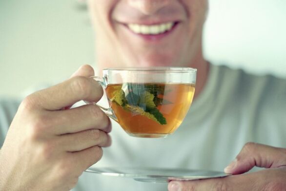 Kräutertee fir d'Behandlung vu Prostatitis